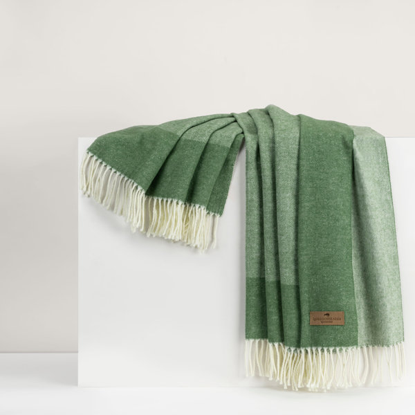Lands Downunder Border Herringbone Throw & Reviews Perigold